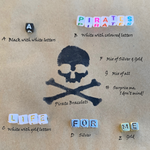 Personalised Pirate Eye Patches