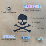 Personalised Pirate Eye Patches