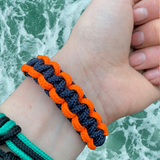 Lifeboat Navy & Orange Shackle Bracelet