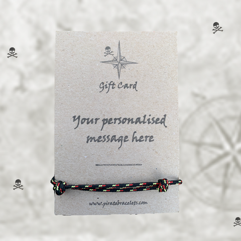 Bracelet Message Card
