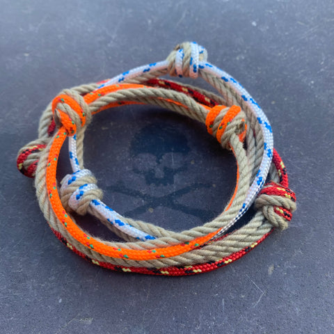 Rustic Double Rope Bracelet or Anklet