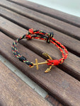Double Trouble Anchor Bracelet